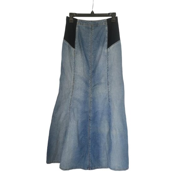 BCBGMaxAzria Denim Maxi Skirt - Picture 3 of 7